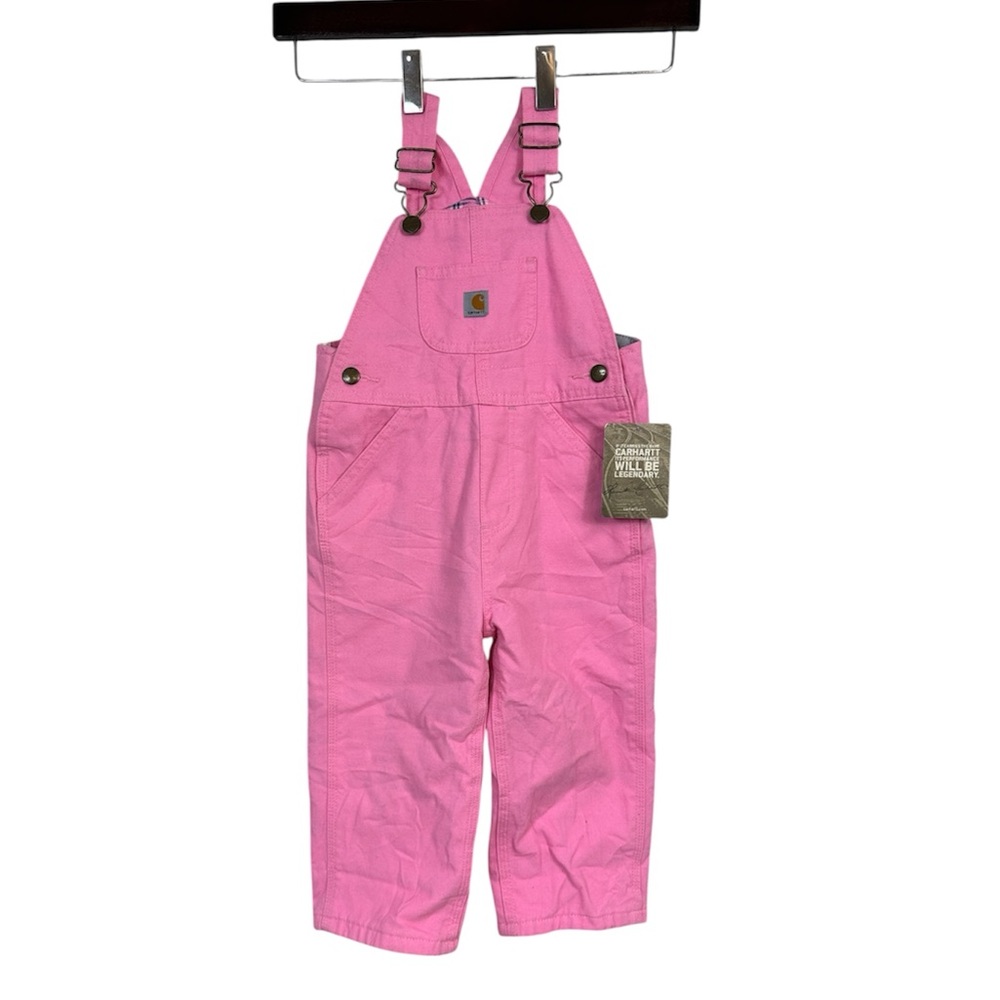 Carhartt girls pink overalls size 2T